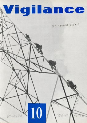 Cover of Vigilance Magazine, No. 10, Linemen at Work