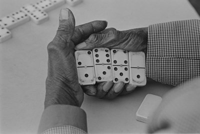Eric Williams, the domino champion, Harlem