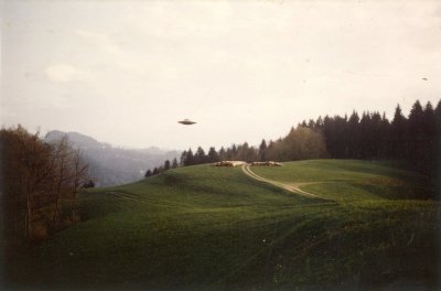 Third Photograph in a Series of Eight Images Depicting a "Pleiadian spacecraft"